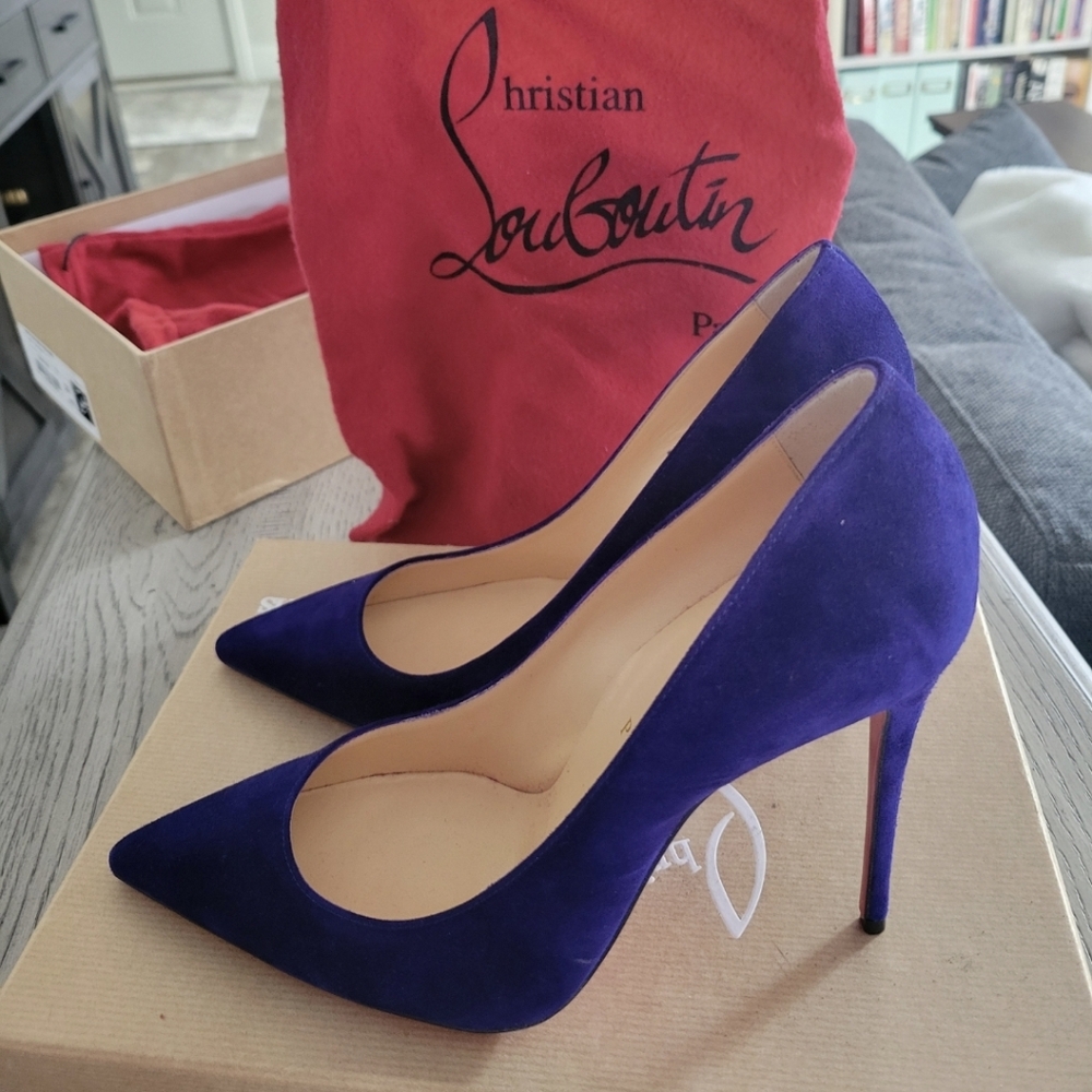 Christian Louboutin Purple Stiletto Heels